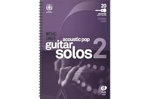 MICHAEL LANGER Acoustic Pop Guitar Solos Band 2 mit Online Audio - 20 weitere Topsongs arrangiert für Gitarre in Noten und TAB - OHNE CD !