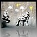 Produktbild Bild auf Leinwand Banksy Graffiti Kunstdruck Street Art - Alf (Div. größen) (50x70cm)