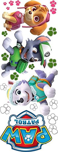 Paw Patrol Wandtattoo ? 3D Schlafzimmer Jungen Mädchen Große Kinder - 2
