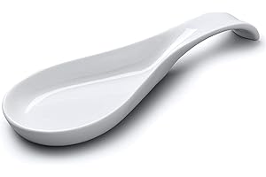 WM BARTLEET & SONS 1750 Wm Bartleet & Sons Traditional Porcelain Spoon Rest, White