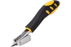 OKBY Heavy Duty Upholstery Staple Remover, Upholstery Nail Puller Hand-Held Staple Removers Multi Claw Hand Tool with Rubber Handle for Home Office