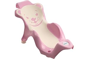 BABYWALZ baby-walz Basics Badewannensitz pink - für fast alle Badewannen geeignet - ergonomisch geformt - Innenseite aus rutschfestem Weichgummi