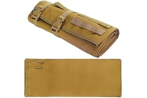 The7boX Mat de Tiro táctico, Alfombrilla de Tiro al Blanco Antideslizante Impermeable para Exteriores, Accesorios de Tiro de Largo Alcance, Alfombrilla de Tiro Enrollable táctica de Nailon 1000D