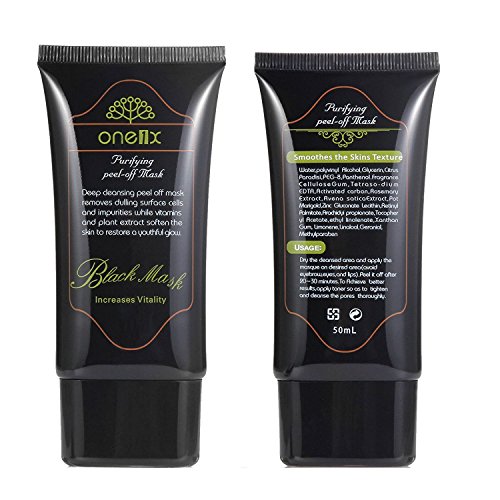 Mitesser Masken, Gesichtsmaske , Mitesser Entferner Schwarz Schlamm-Maske, Gesichtspflege Zerreißen Stil Deep Clean Mitesser Removal Reinigung Mineralschlamm Peel Off Maske (50 ml) - 3