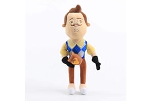 MayDee Hello Neighbor plush The Neighbor Apron Cleaver Plush Toys Soft Stuffed Doll Children Gift (A)