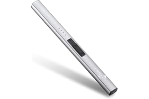 CBEI Elektrisches Feuerzeug USB Aufladbar Feuerzeug Lichtbogen Stabfeuerzeug Elektrisch Küche langes Feuerzeug für leichte Kerzen Grill Camping