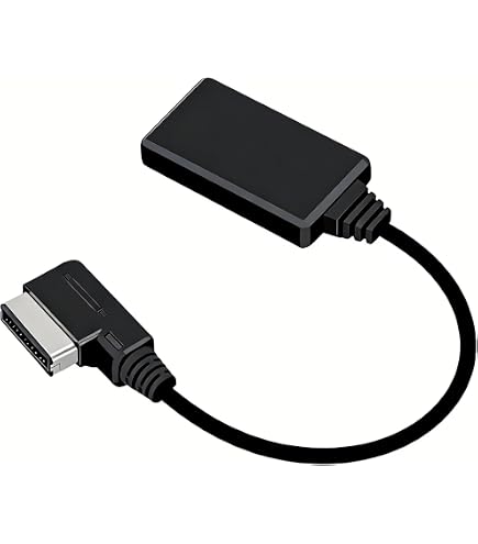 Times Mark Cavo AMI USB/AUX Per Audi MMI 3G – Adattatore Plug&Play Con Ricarica, Streaming Audio HD, Per A3/A4/A5/A6/A7/Q5/Q7/R8 - 2