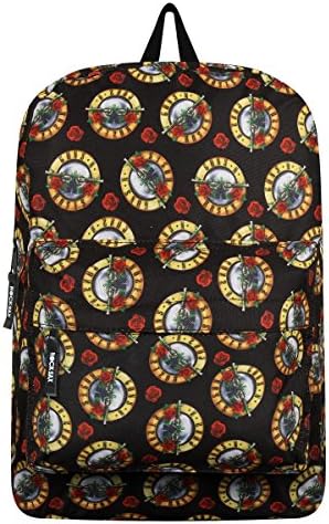 Guns N' Roses RockSax Allover Logo GNR Backpack Black 32x42x11cm