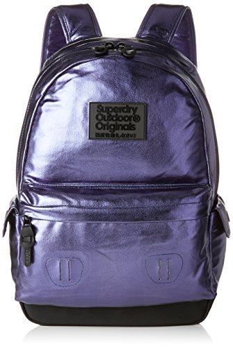 Preisvergleich Produktbild Superdry Damen Foiledmontana Rucksack, Blau (Acid Navy), 30x45x13 centimeters