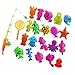 Produktbild FITYLE Kinder Baby Fisch Angelspiel Badespielzeug Wasserspielzeug für Rollenspiele - 22 Stück
