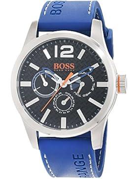 Hugo Boss Orange 1513250 Herren Armbanduhr, Quarz, mehrere Zähler auf dem Zifferblatt, Silikonarmband