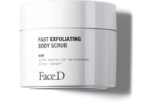 FaceD - Scrub Corpo Esfoliante con Sali marini e Oli Emollienti, 250 gr