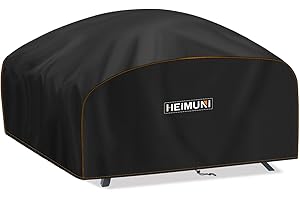 HEIMUNI Housse Barbecue Exterieur, Bache Barbecue pour Weber Q200/Q2000/Q220/Q2200/Q240/Q2400, Housse de Protection Barbecue Exterieur Imperméable 420D Oxford Housse BBQ Anti-UV (84x60x32cm)