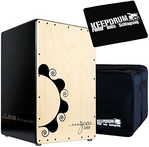 J.LeivaPercussion Zoco 2.0 Cajon + Keepdrum bag + seat pad