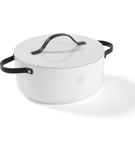 Cocotte En Fonte Émaillée BK 28cm 6.7L Rose Poussiéreux - Compatible Induction Et Four