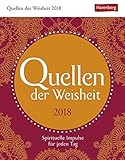 Image de Quellen der Weisheit - Kalender 2018: Spirituelle Impulse für jeden Tag