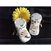 gestrickte Babyschuhe, Babyschühchen, Babysocken *Jacob*