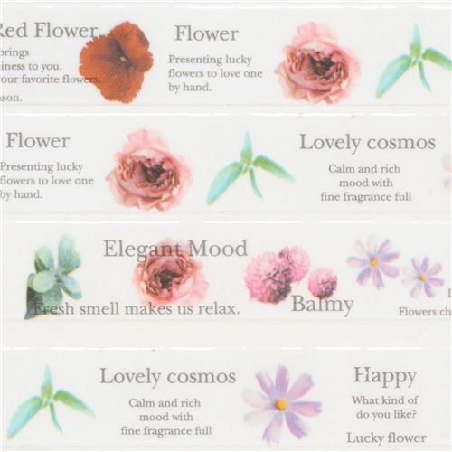 Preisvergleich Produktbild Dekoratives Klebeband zum Basteln mit Blumen