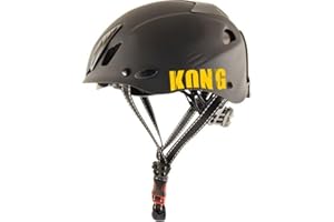 Kong. Mouse Sport. Casco da arrampicata, alpinismo, vie ferrate. Casco di Sicurezza con Imbottitura interna. CE EN 12492. 375g. Taglia Unica. Regolabile 52-64.cm. Made in Italy.