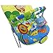 Vibrating baby bouncer with musical function - Adjustable baby bouncer with 1 toybar and educational toys
