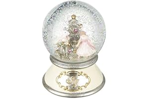 Heaven Sends Schneekugel mit Nussknackerballet, aus Kunstharz, handbemalt, mit Clara und dem Mauskönig
