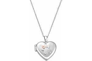 Clogau Paw Prints Sterling Silver Locket with Topaz Standard