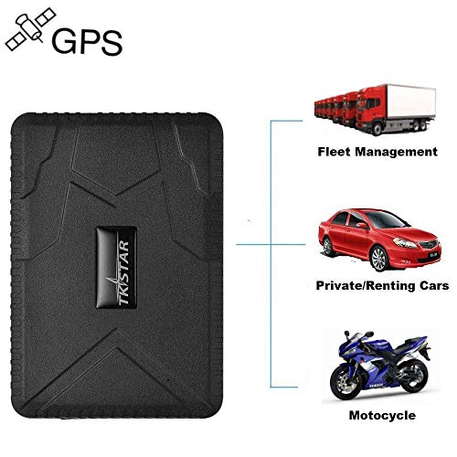 TKSTAR tk915Tracker GPS Auto tempo di stand-by 120giorni Tracker localizzazione veicolo in tempo reale Localizzatore GPS/A-GPS/LB antifurto auto moto bicicletta (Nero)