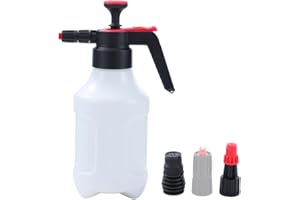 Aim Tools 2L Hand Pressure Snow Foam Sprayer, Foam Cannon Water Pump Sprayer Gun with 2 Different Spray Nozzles, for Car Washing House Cleaning Garden Irrigation