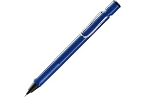 LAMY safari blue - Mechanical Pencil with ergonomic grip & body made of robust ASA plastic - ideal for drawing & writing - including LAMY M 41 fine line refill 0.5 mm & eraser tip