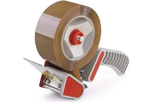 WONDAY Dévidoir Pistolet à Poignée pour Ruban Adhésif d'emballage ou Scotch - Automatique - Plastique - Dispenser de Ruban Adhésif - 50 mm - 3701254700803