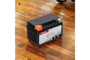 Accurat batterie moto YTZ10-S Gel 12V 9ah 150x87x94 mm – Batterie de Démarrage Haute Performance Sans Entretien, Résistante aux Vibrations, Batterie Quad