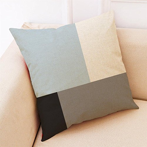 sunnymi Kissenbezug Bett Kissen Cover Home Geometrie Design Sofa Taille Wurf Home Decor (C, 45 * 45cm)