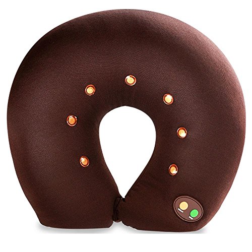 Preisvergleich Produktbild Wiederaufladbare Massage Shiatsu Magnetfeldtherapie Massagekissen Nackenmassagegeräte für Schulter Rücken mit 3D Massageköpfen und Infrarot Wärmefunktion Masseur Massage im Auto Büro Zuhause