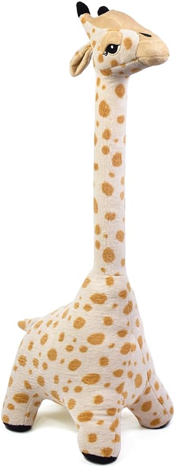 Özgüner Oyuncak 100 cm Peluş Zürafa - Büyük Boy Zürafa Oyuncak - Yumuşak Dev Peluş Hayvan Oyuncak -Sarılmalık Peluş (Kahverengi)