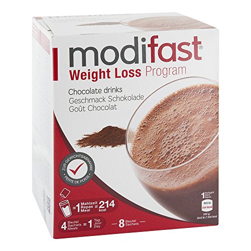 Preisvergleich Produktbild MODIFAST PROGRAMM Drink Schoko Pulver, 8X55 g