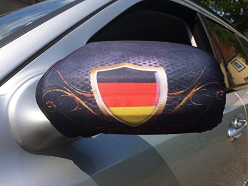 2x Auto Spiegel Rückspiegel Car Bikini EM 2016 Deutschland Fahne Flagge Flag