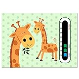 Geeignet von der Geburt an, das Kinderzimmer-Thermometer kann ab dem Zeitpunkt, an dem Sie das Baby mit nach Hause nehmen, verwendet werden.