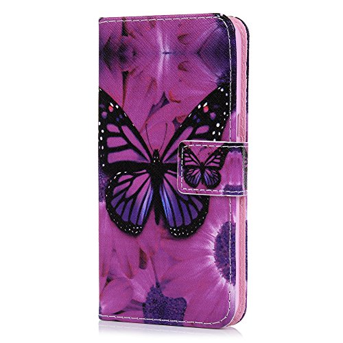 Lanveni S8 H  lle  Handyh  lle f  r Flip Case Cover PU Lederh  lle Schutzh  lle Magnetverschluss Ledertasche mit Stander Function Brieftasche Card Slo