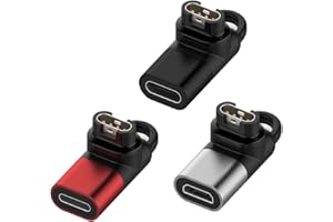 Adapter für iPhone Lightning/Micro/für USB 3.0 TYP C auf Stecker für Garmin Fenix 7X 6 X 5 instinct2 venu sq 2s vivoactive 4s Forerunner 245 645 935 945 Ladeset Ersatz Ladegerät （3 Arten eingestellt）