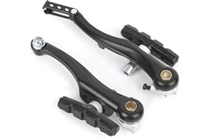01 02 015 Brake, V-Brake Set, Black Linear V Brake, Front and Rear, for Cycling for Bike