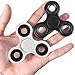 Produktbild Set 2x Hand Fidget Spinner Anti Stress Finger Spielzeug zur Entspannung und Konzentration schwarz und weiß