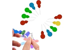 LYTIVAGEN 20Pcs Enfile Aiguille, Enfile-Aiguille pour Aiguille, Enfile-Aiguilles à Fil Enfile-Aiguille pour Couture à la Main, Fil, Broderie, Point de Croix(Couleur aléatoire)