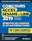 Concours Accès, Sésame, Link - Épreuves de logique et de mathématiques