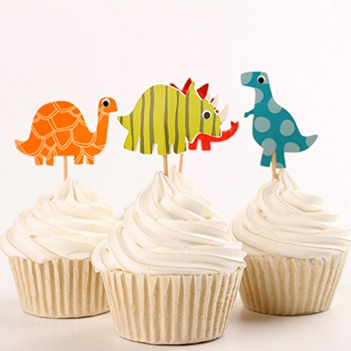 MagiDeal Holz Cupcake Picks Zahnstocher Partei Kuchen Cocktail Dekor, 24 Stück/Set - 4