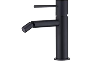 MICE COLLECTION MIce - Rubinetto a bide - monocomando per WC acqua fredda/calda - Rubinetto igienico WC - SERIE MONZA Nero opaco - BDM039-2NG