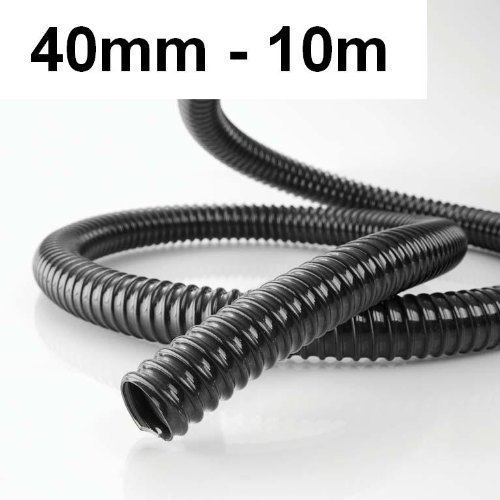 10m Teichschlauch Spiralschlauch 40mm Schwarz