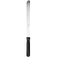 Mercer Culinary M18800P Straight Spatula 25.5cm 10-Inch, Stainless Steel, Black