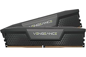 Corsair Vengeance DDR5 32 GB (2x16 GB) DDR5 4800 MHz C40 1,1 V (Intel DDR5, regulacja napięcia na płycie, profile XMP 3.0, kompaktowa obudowa, aluminiowy radiator), Czarna