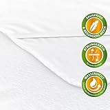 Lumaland Wasserundurchlässige Matratzenauflage Kopfkissenschoner in verschiedenen Größen 90x200cm - 4