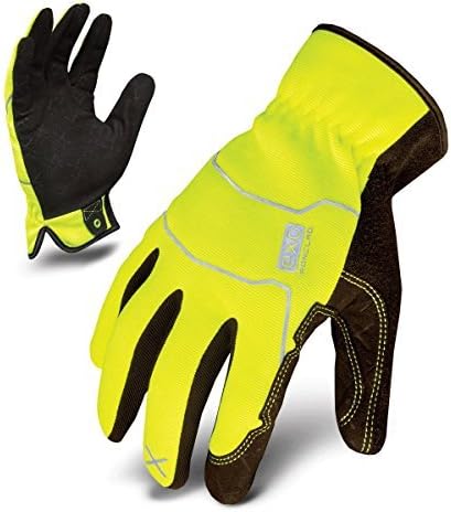 Ironclad EXO-HSY-04-L Hi-Viz Utility Safety Gloves, Large, Yellow by Ironclad